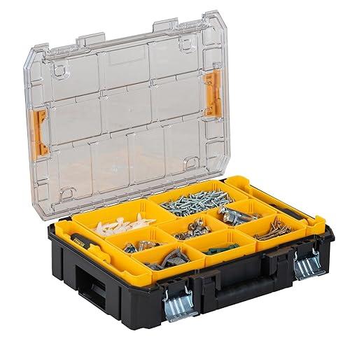 DEWALT TSTAK Tool Organizer, Small Parts Tool Box with Removable ...