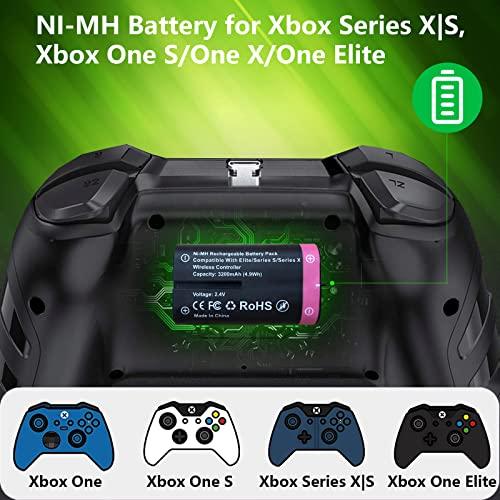 Paquete de 4 paquetes de baterías recargables de 3200 mAH para Xbox One  Controller Xbox Series