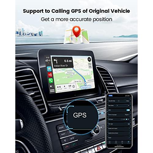 CarlinKit-adaptador CarPlay inalámbrico para coche, accesorio con conexión  automática para Volkswagen, Toyota, Honda, Audi, Benz, Mazd, 4,0