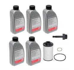 DSG Service Kit 6 Speed Dual Clutch Transmission Fluid + Filter + Seals FEBI for VW  for AUDI Select Models - Modelo 02E305051CKIT2
