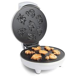 Unicorn Mini Waffle Maker- Creates 7 Different 3D Animal Shaped Waffles in Minutes- A Fun Cool Magical Breakfast for Kids, Girls  Adults- Electric Non-Stick Waffler Iron, Pancake Baker w Recipe Guide