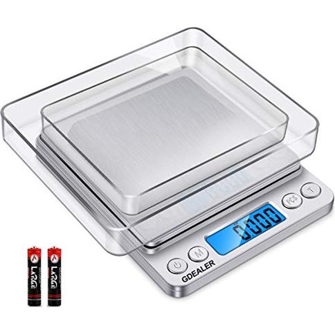 Báscula Digital de Cocina, Báscula de Comida Multifunción Baterías  Incluidas, Bascula Precision Cocina 10kg/1g Peso de Cocina, Báscula de  Gramos