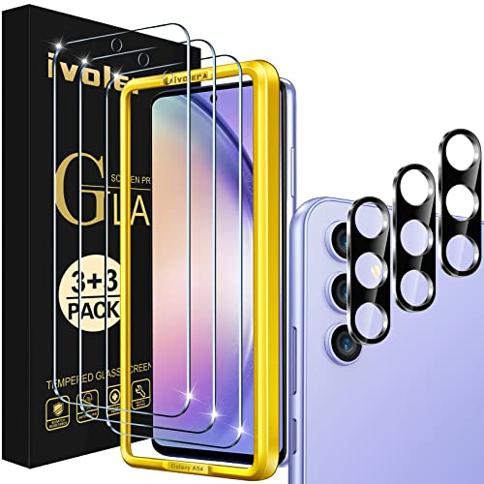 4 Pack] ivoler Protector de Lente de Cámara Compatible con iPhone 13