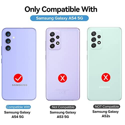 ivoler Coque pour Samsung Galaxy A54 5G avec 3 Pièces Protection Écran