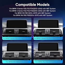 10.25 Linux Car Stereo Carplay for BMW 3 Series F30 F31 4 Series F32 F36 (2013-2016) NBT System ONLY - Fast Boot Wireless CarPlay Android Auto Radio, 1920x720 IPS Touch Screen, Retains OEM iDrive - Color 3Series(NBT)