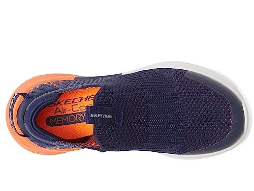 Skechers Boys Ultra Flex 3.0 - Tamaño 13 Little Kid - Color Navy/Orange ...