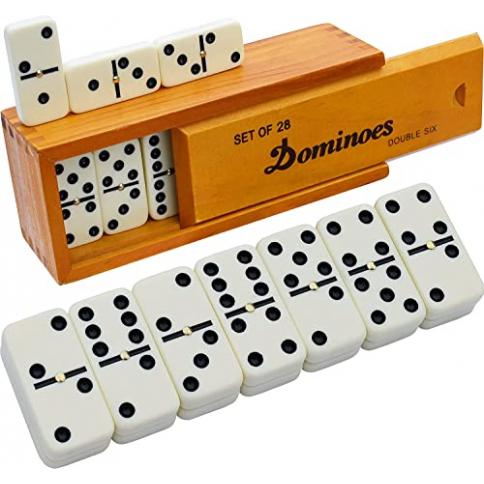  Juego de dominó para adultos, juego de dominó doble