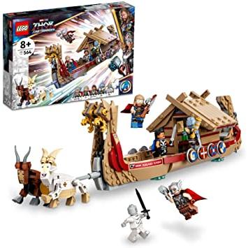 LEGO Marvel The Goat Boat 76208 - Kit de construcción de Thor coleccionable  con 5 minifiguras para niños a partir de 8 años (564 piezas) : Precio Costa  Rica