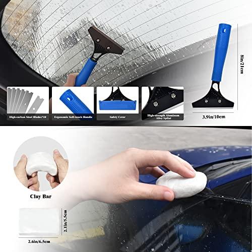 REEVAA Window Tint Kit Car Window Tint Tools Car Winshield Back Window  Tinting Tools with Bulldozer Squeegee Scrubber Paddle Squeegee Window Tint  Squeegee Small Squeegee for Glass Film Install : Precio Guatemala