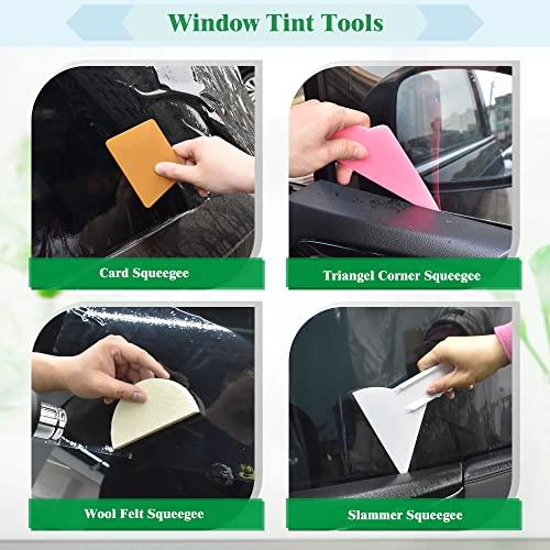 Rubber Squeegee Mini Squeegee Car Window Squeegee Car Wrap Squeegee Shower  Squeegee Ice Scraper Rubber Water Blade for Auto Window Tinting,  Windshield, Glass Door Cleaning 