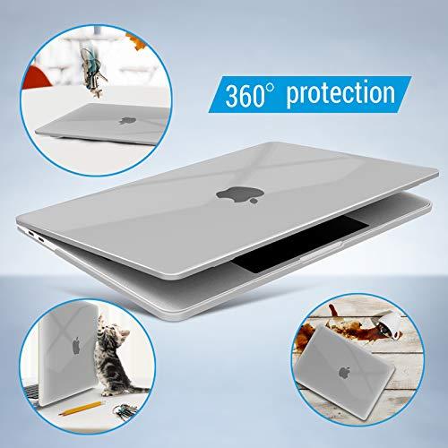 ZYB Mince TPU Protection Clavier,Haute Transparence Protège Clavier MacBook  Pro 13 pour 2022 2020 MacBook Pro 13 Pouces (Modèle:M2 M1  A2338/A2289/A2251)+16 A2141, AZERTY EU-Layout,TPU Clair : :  Informatique