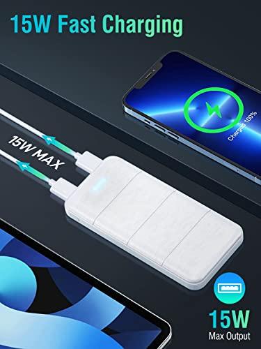 UYAYOHU PortableChargerPowerBank 15000mAh 2 Pack Power Bank Dual