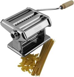 Pasta Maker Machine by Imperia- Heavy Duty Steel Construction w Easy Lock Dial and Wood Grip Handle- Model 190 - Nombre de estilo Model 190