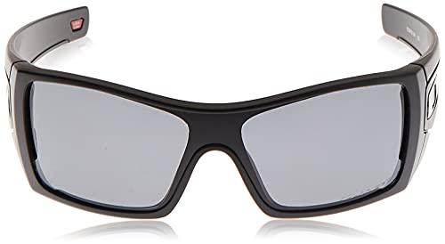 Oakley Mens Oo9101 Batwolf Rectangular Sunglasses Matte Blackgrey Polarized 27 Mm Precio 