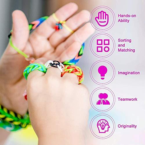 15000+ Loom Rubber Band Refill Kit in 31 Colors, Bracelet Making Kit for  Kids Weaving DIY Crafting Gift, with 13500 Loom Bands,500 Clips,15 Charms,  6