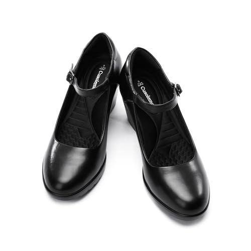 Cusolemore Mary Jane – Scarpe Comode Con Tacco A Blocco E Supporto Per L'arco Plantare, Perfette Per Lunghe Ore In Piedi