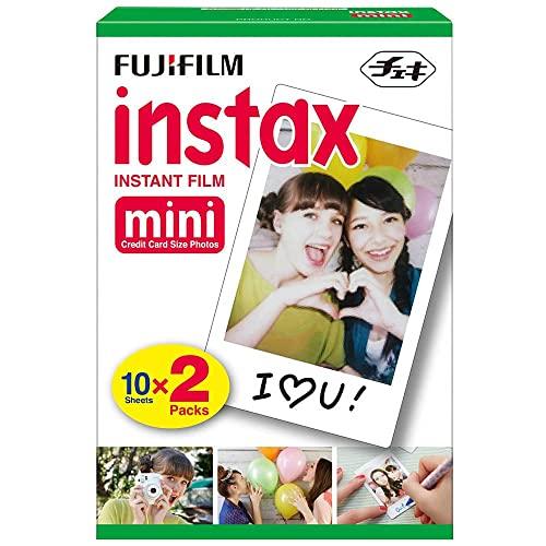  Fujifilm Instax Mini Link 2 Impresora instantánea para  smartphone (blanco arcilla) y paquete de película doble Fujifilm Instax  Mini (40 exposiciones) : Electrónica