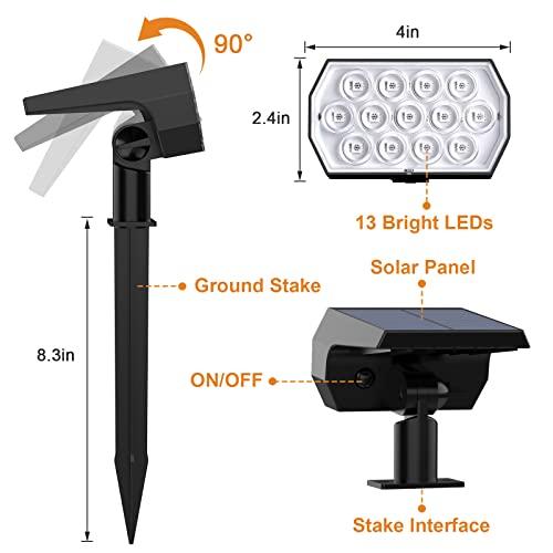 Focos Solares Para Paisajes T-SUNUS Halloween RGB, Paquete De 2