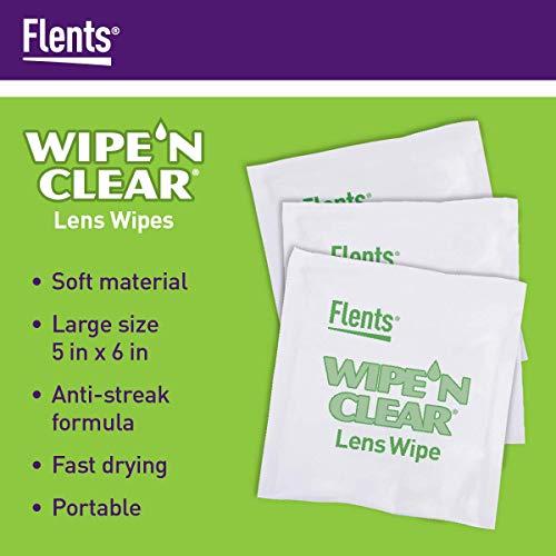 Flents Wipe N Clear Lens Cleaning Wipes 5 x 6 Lens Wipes AntiStreak