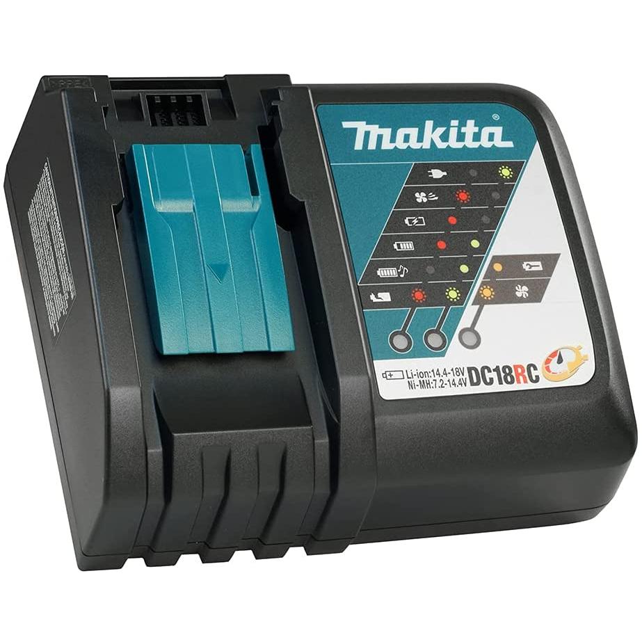 Cargador de reemplazo para el cargador de batería de 18V de 18V DC18RD Makita  18V Batería de iones de litio LXT – Dasbatteries