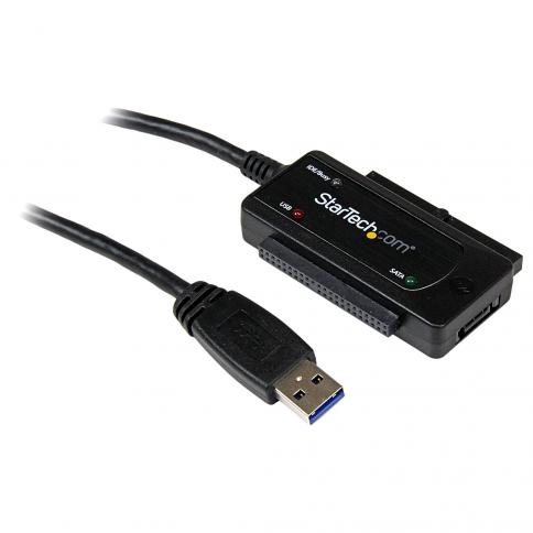 Adaptador Convertidor SATA IDE Para Disco Duro De 2.5 O 3.5 Pulgadas a USB  3.0, Color Negro, Startech.Com : Precio Costa Rica