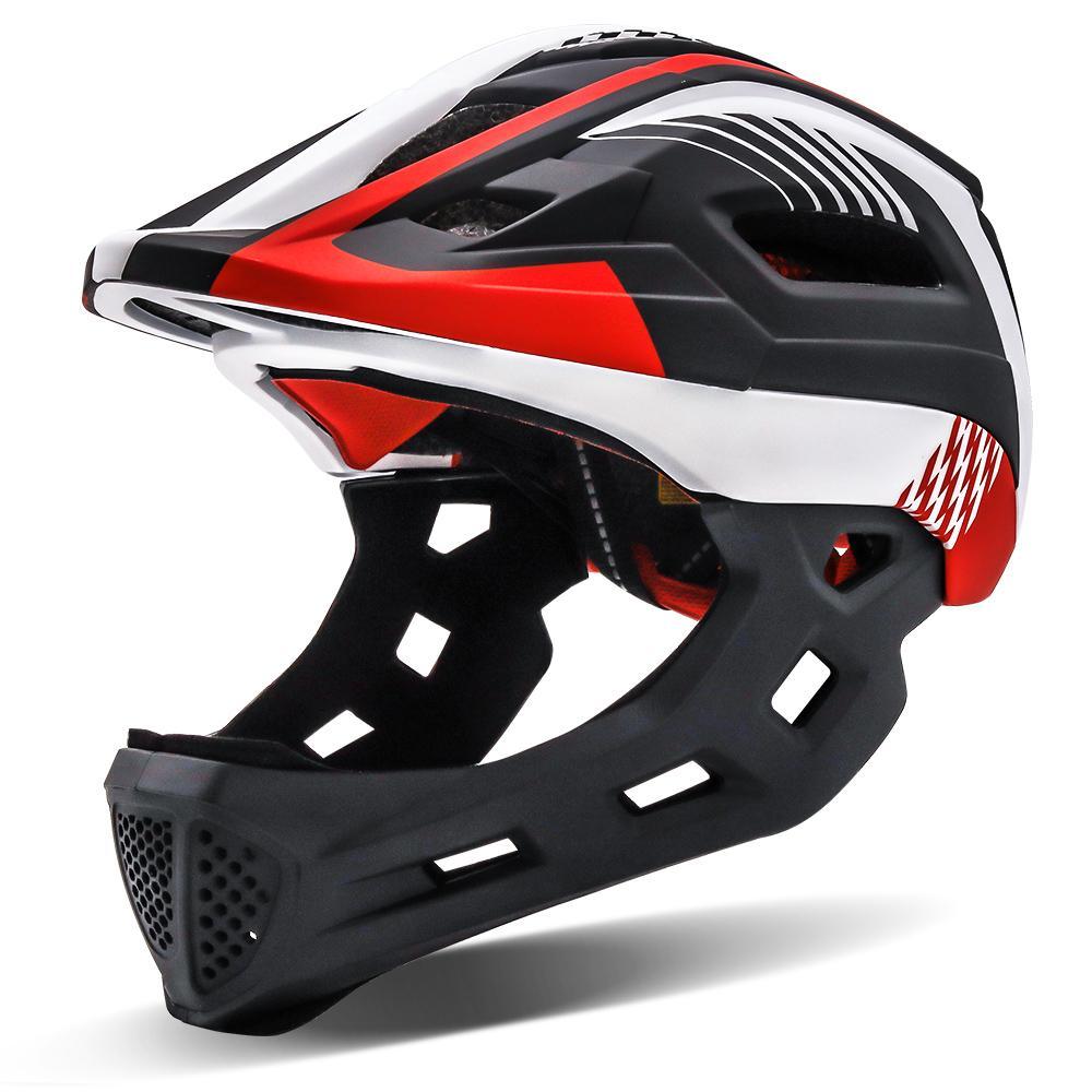 Casco De Bicicleta Con Protecci n Dual Para Ni os Color Negro