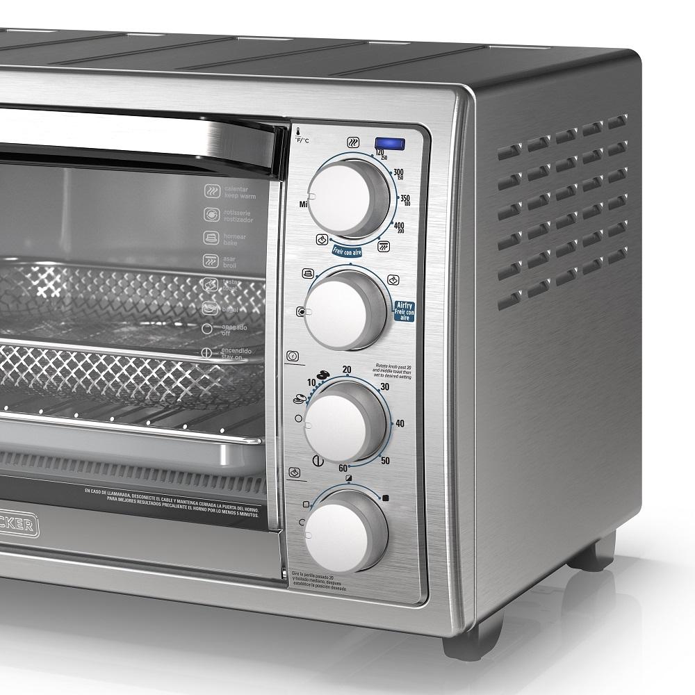 Horno tostador retro – SIMOE Air Fryer Oven & Toasters 19QT, combo de horno  de convección 7 en 1 para uso familiar, cocina uniforme y saludable en