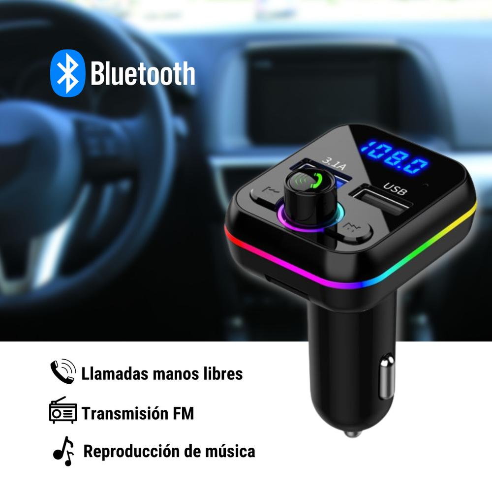 Kit De Transmisor FM Bluetooth Para Coche QC3.0 es LED Retroiluminado Radio  Manos Libres Traje De Coches Con Ranura Para Tarjeta SD De 13,7 €