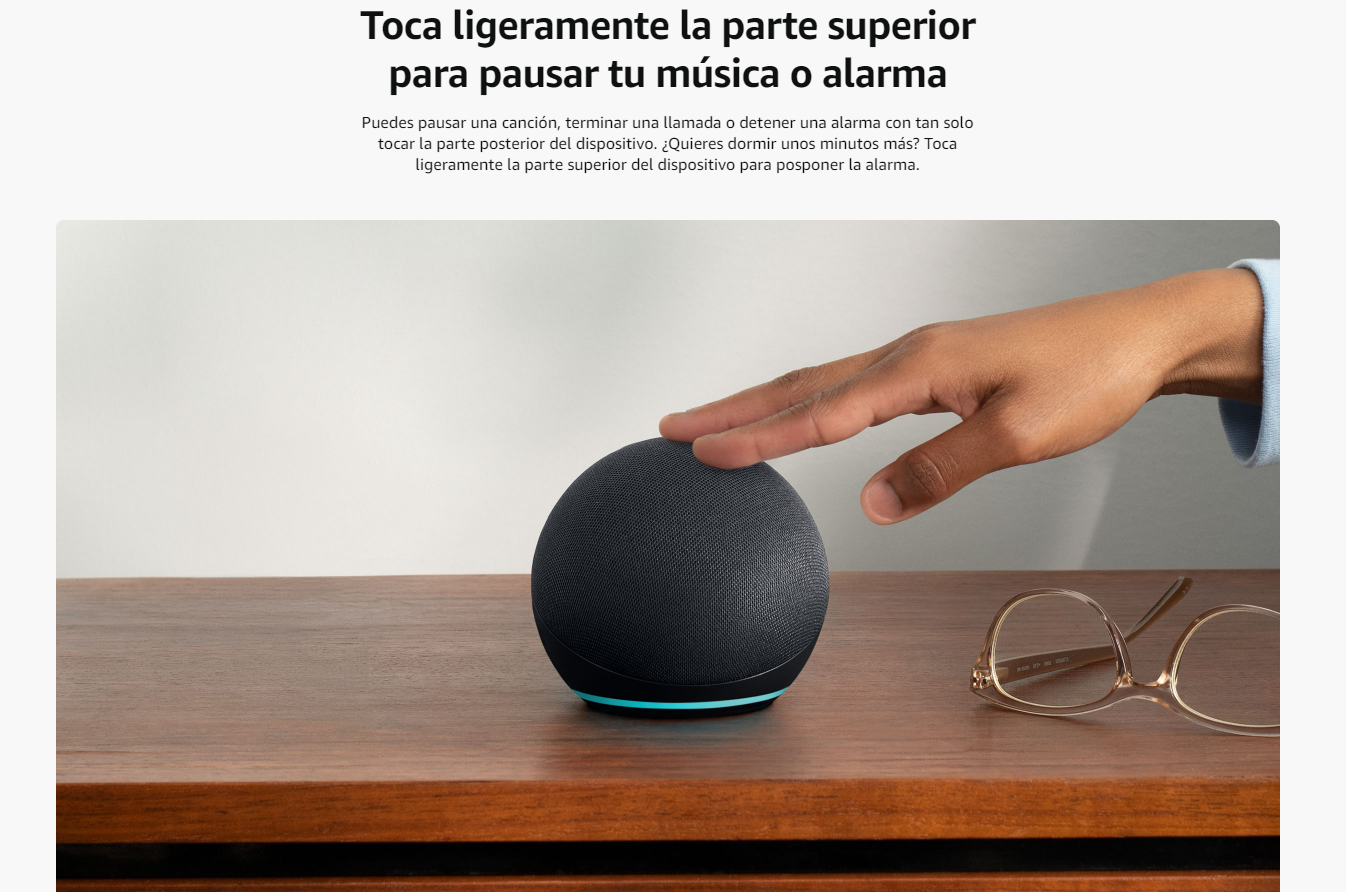 Echo Dot 5.ª Generación  Negra 2022 Bocina Inteligente Con Alexa