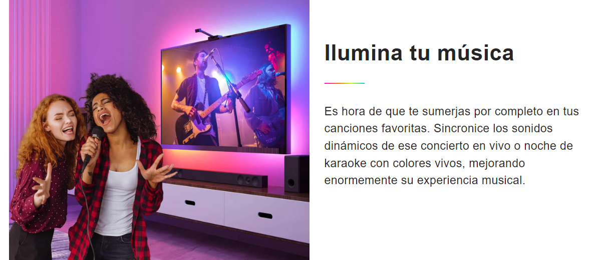 ▷ Govee Set Tira de Luces LED Inteligente para TV 55-65 DreamView T1 Fl ©