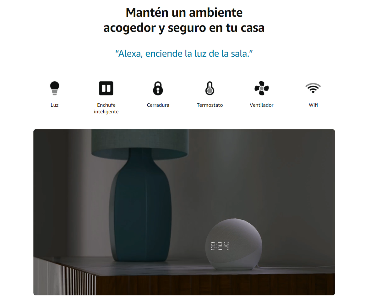Echo Dot 5Ta Generación, Modelo 2022, Parlante Inteligente Alexa Color Deep  Sea Blue : Precio Guatemala