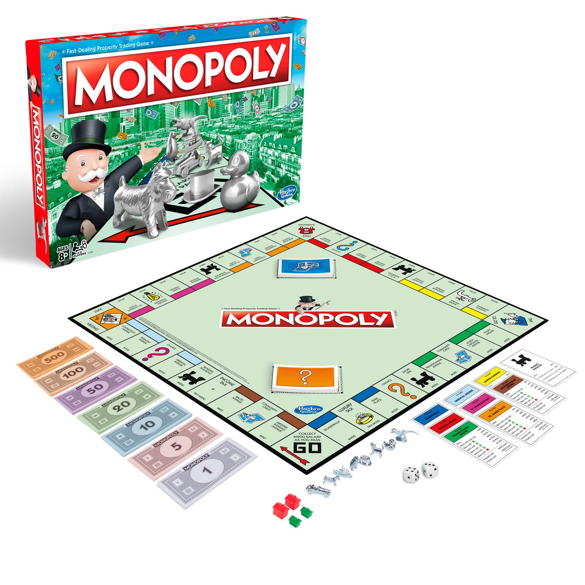 Juego De Mesa Familiar Monopoly Clasico, Hasbro : Precio Costa Rica