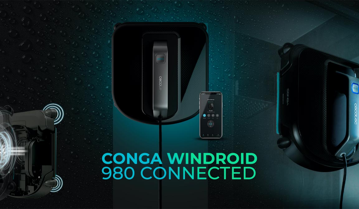 Robot limpiacristales Cecotec Conga WinDroid 980 Connected - Comprar al  mejor precio