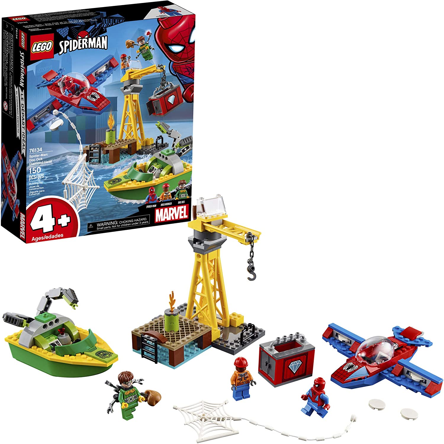 Lego Spiderman Atraco Diamantes De 150 Piezas : Precio Guatemala