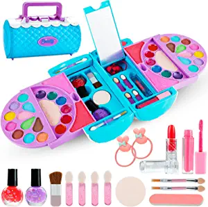 Kit de maquillaje para niños para niña, juego de maquillaje lavable para  niños, juguetes de maquillaje