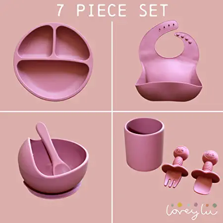 Juego De 3 Cucharas De Silicona Para Bebés | Autoalimentación Desde 6 Meses | Diseño Ergonómico Y Suave Para La Dentición